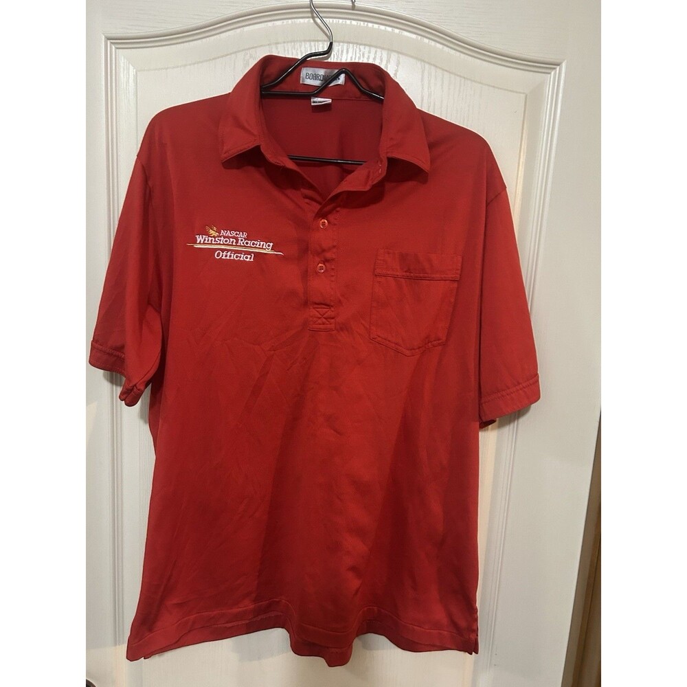 Vintage NASCAR WINSTON CUP OFFICIAL NASCAR ISSUED POLO SHIRT - XL Boardwalk